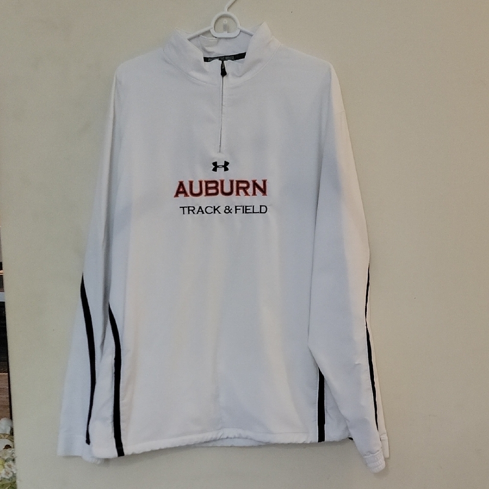 Under Armour White and Black Pullover